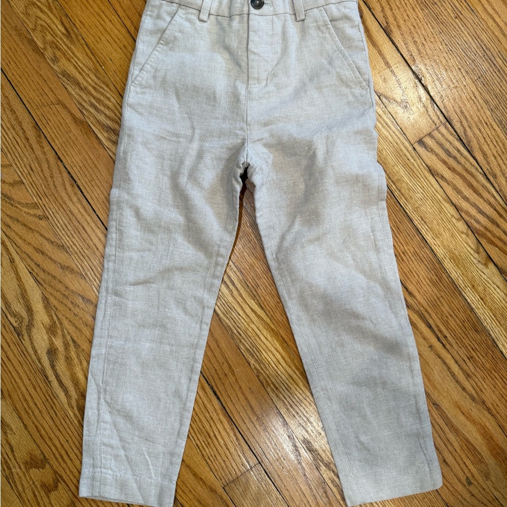 H&M Boys Linen Blend Pants. Size 6